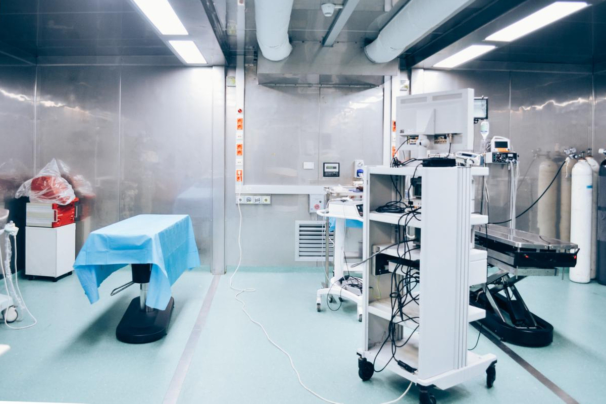 modular prebuided operating room